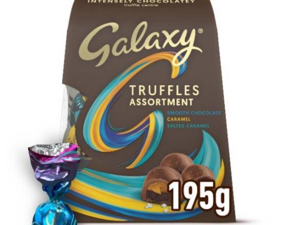 Galaxy Assorted Truffles Milk Chocolate Gift Box of Chocolates 195g