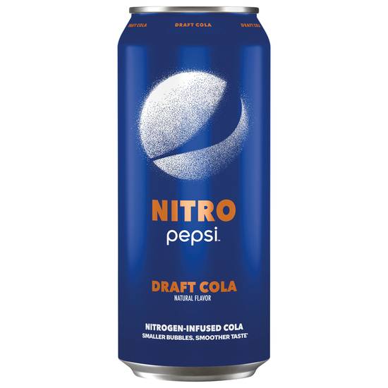 Pepsi Soda (13.65 fl oz) (nitro draft cola)