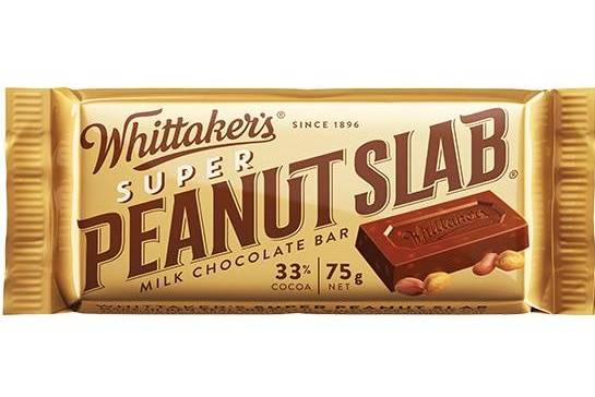 Whittakers Peanut Slab Super Wrapped 75g