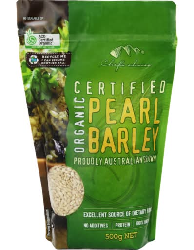 Chef's Choice Organic Pearl Barley (500g)