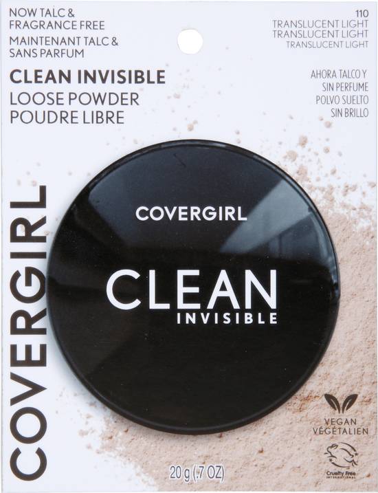Covergirl Translucent Light 110 Clean Invisible Loose Powder