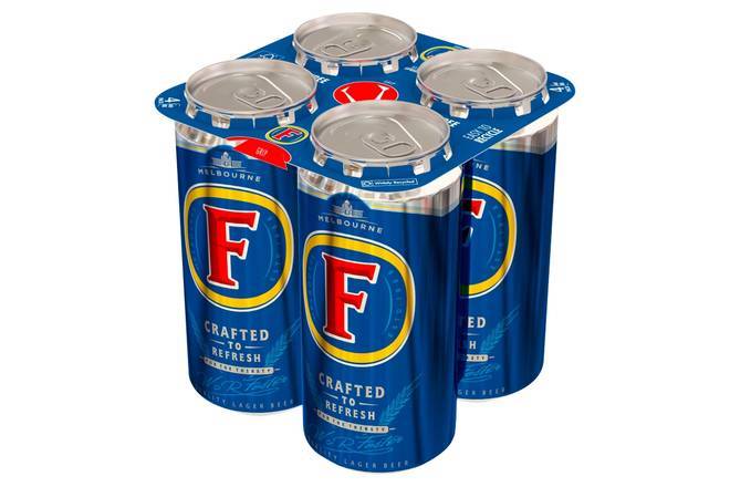 Fosters Lager Beer (4 pack, 440 ml)