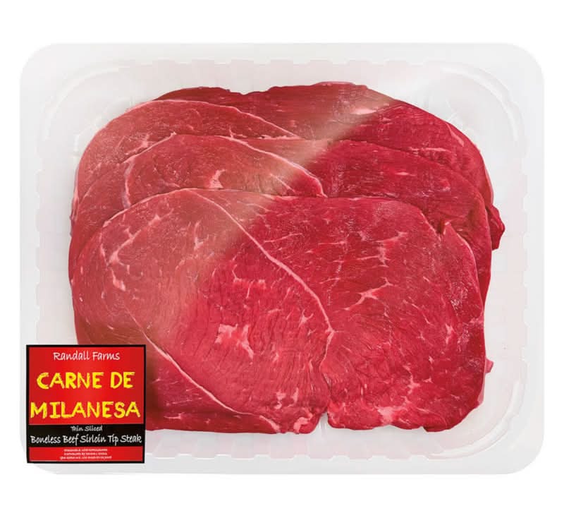 Randall Farms Thin Sliced Sirloin Tip Steak