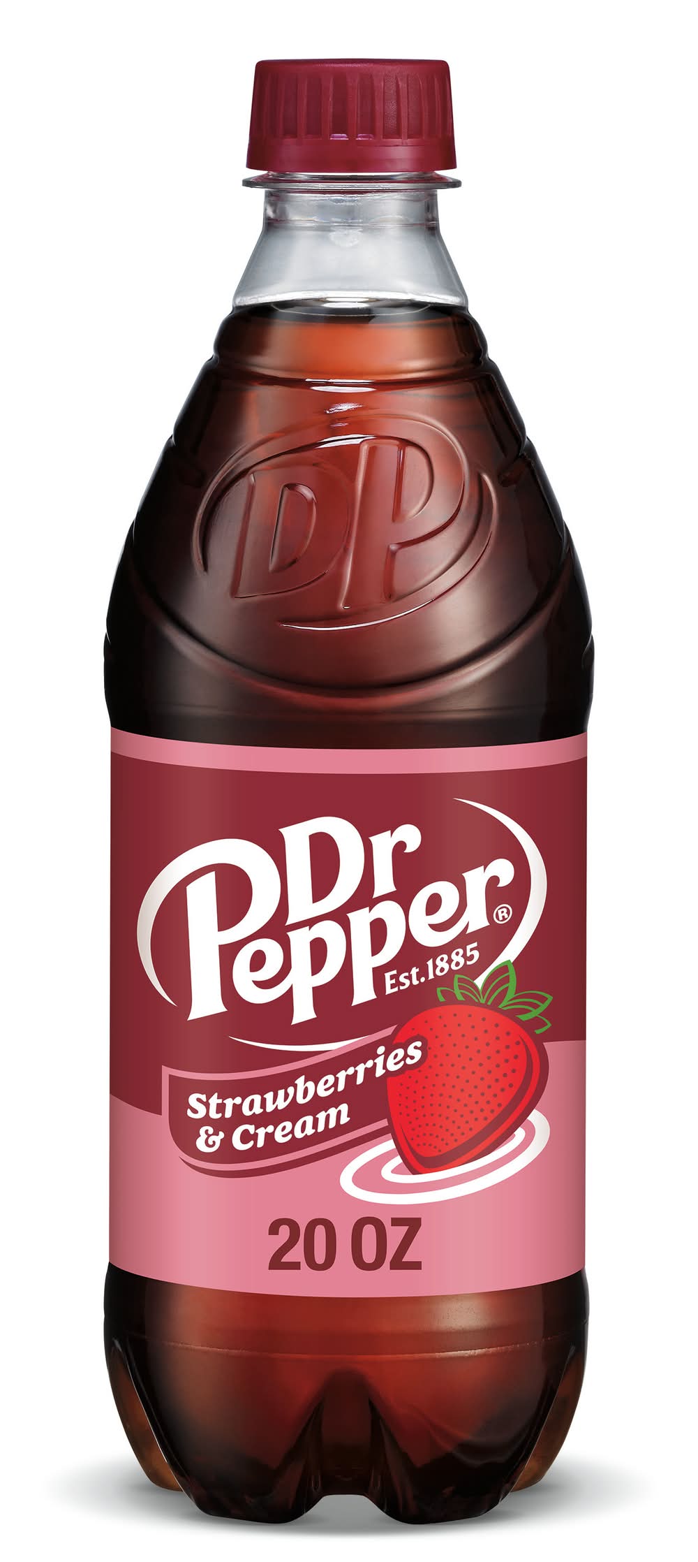 Dr Pepper Flavored Soda, Strawberries & Cream (20 fl oz)