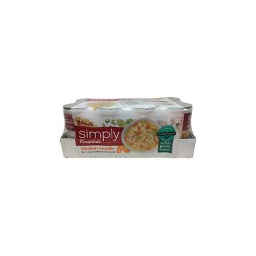 Campbell's Simply Chicken Noodle Soup (8 ct, 18.6 oz)