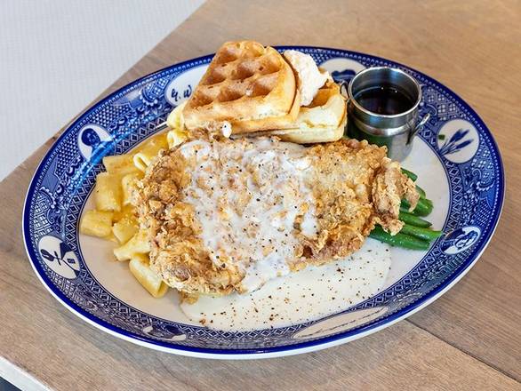 Chicken Fried Steak & Waffle