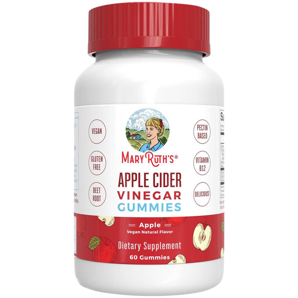 MaryRuth's Cider Vinegar Gummies, Apple (60 ct)