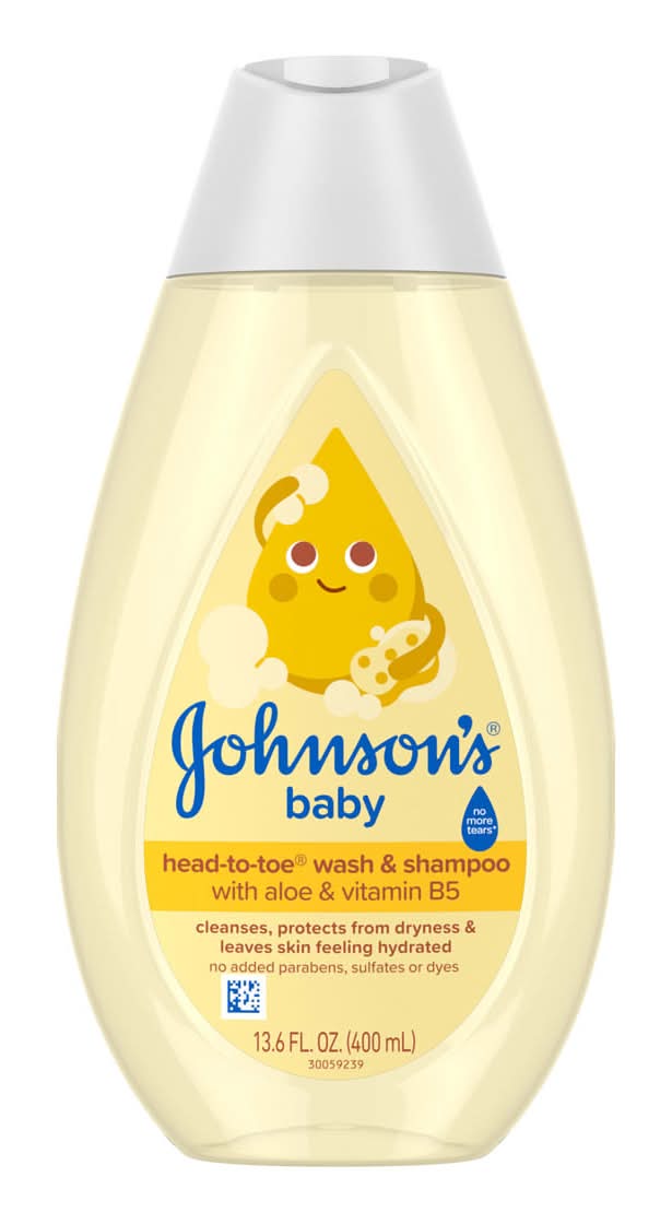 Johnson'S Baby Head-To-Toe 2-In-1 Baby Wash & Shampoo 13.6 Fl. Oz