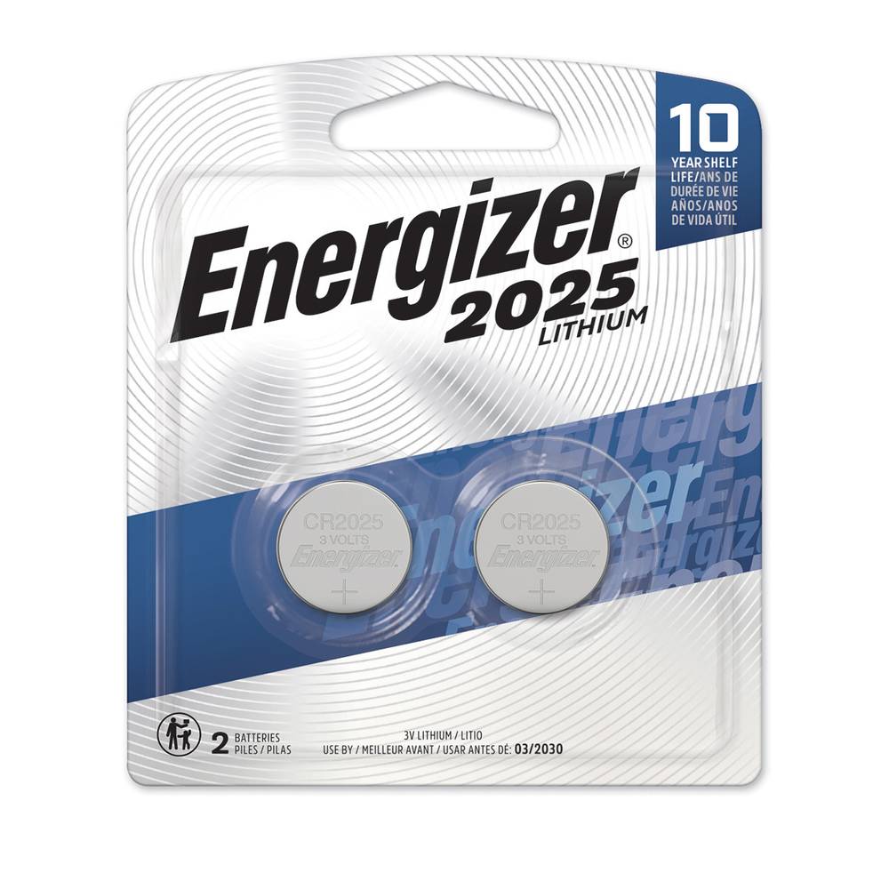 Energizer pilas de litio 2025 (pack 2 piezas)