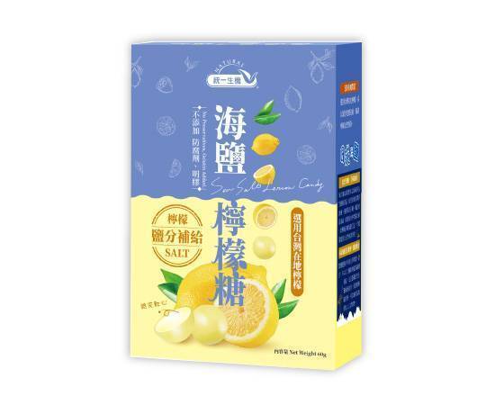 統一生機-海鹽檸檬糖(60g/盒)