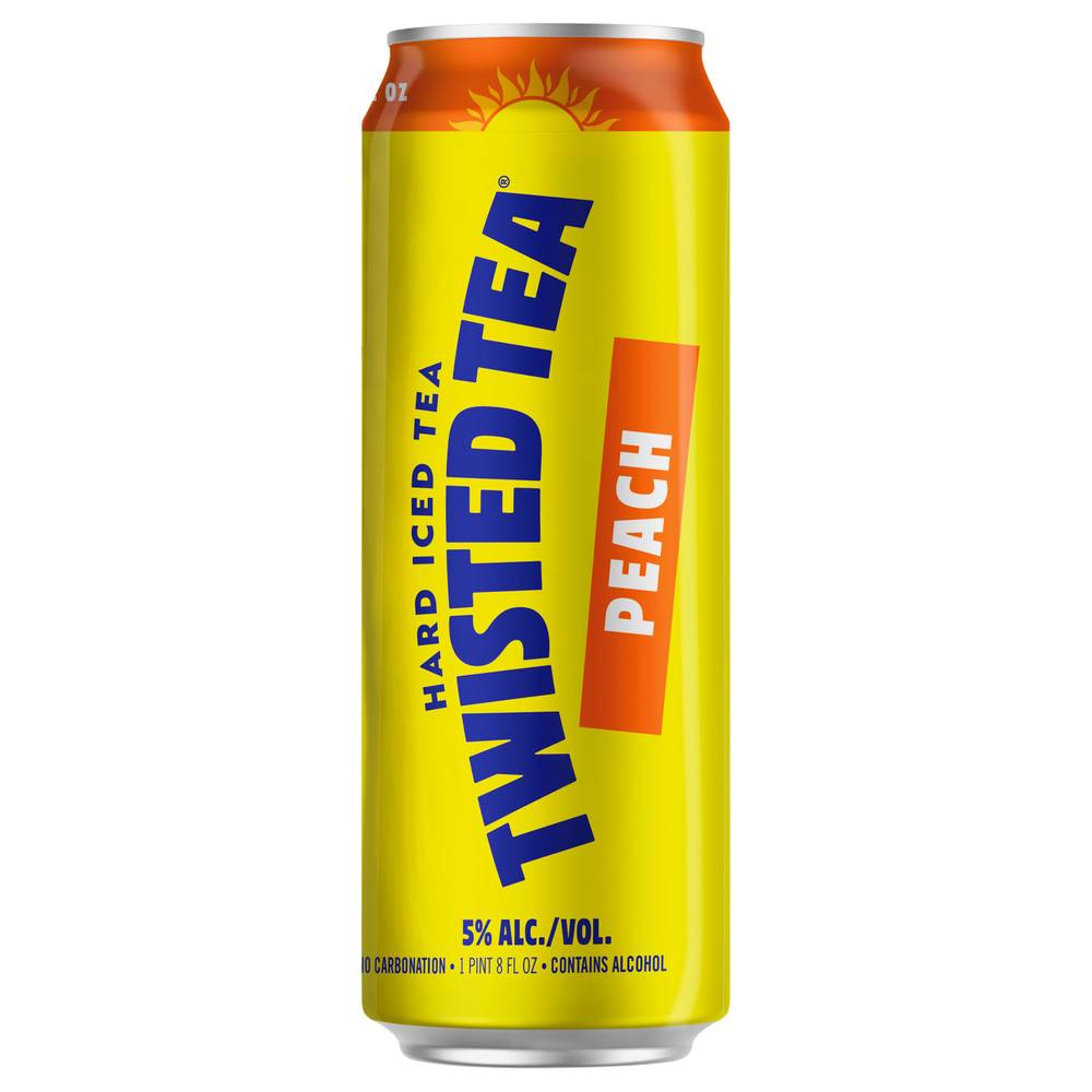 Twisted Tea Peach Hard Iced (24 fl oz)