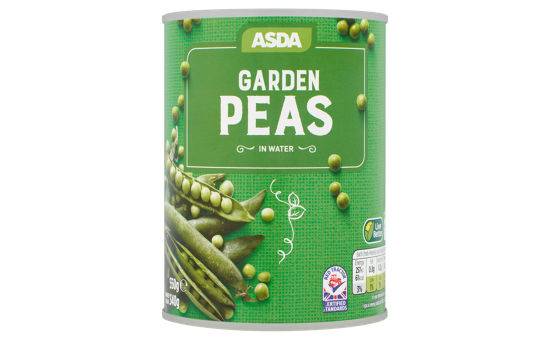 Asda Garden Peas in Water 290g