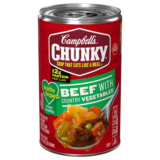 Campbell's Chunky Beef With Country Vegetables Soup
