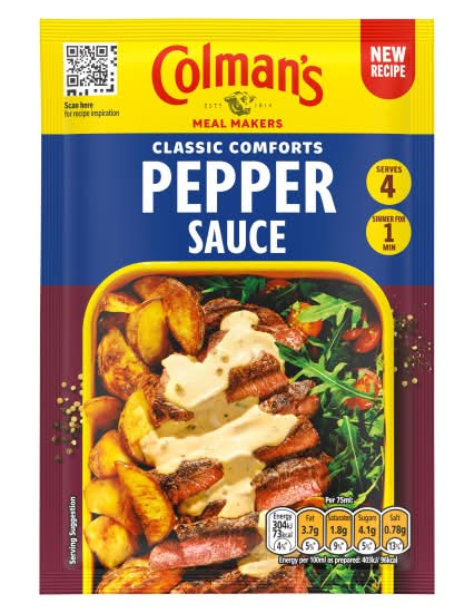 Colman's Classic Comforts Pepper Sauce (22g)