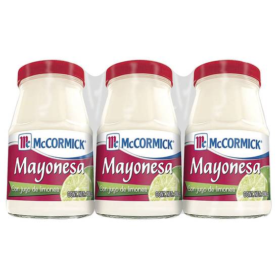 Mccormick mayonesa con jugo de limón (frascos 3 x 390 g), Delivery Near  You