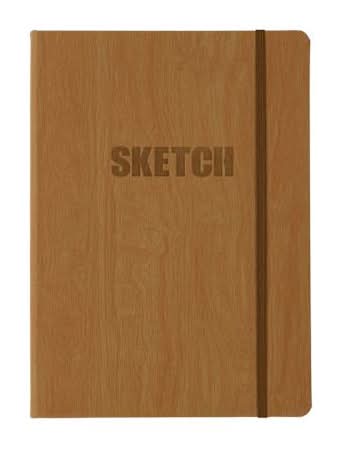 Wood Sketchbook Brown