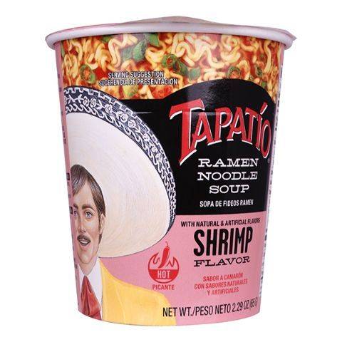 Tapatio Ramen Noodle Soup Cup Shrimp 2.29oz