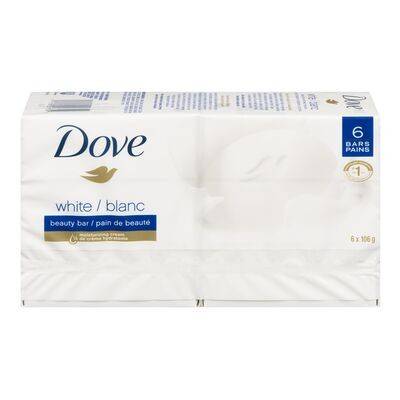 Dove White Beauty Bar (6 ct)