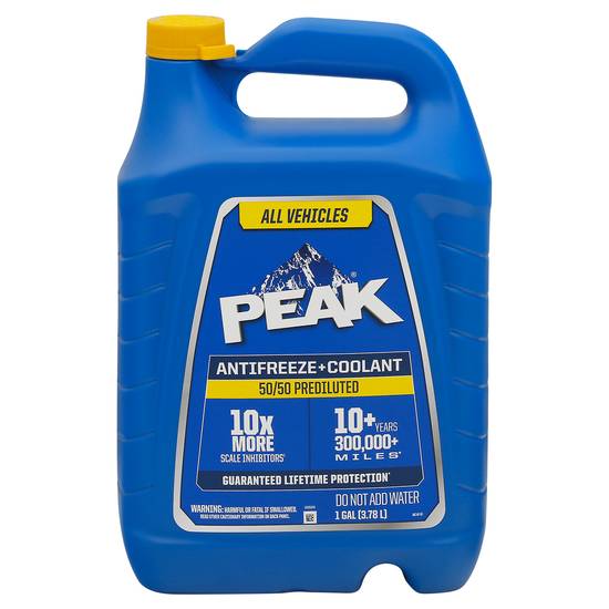 Peak All Vehicles Antifreeze + Coolant