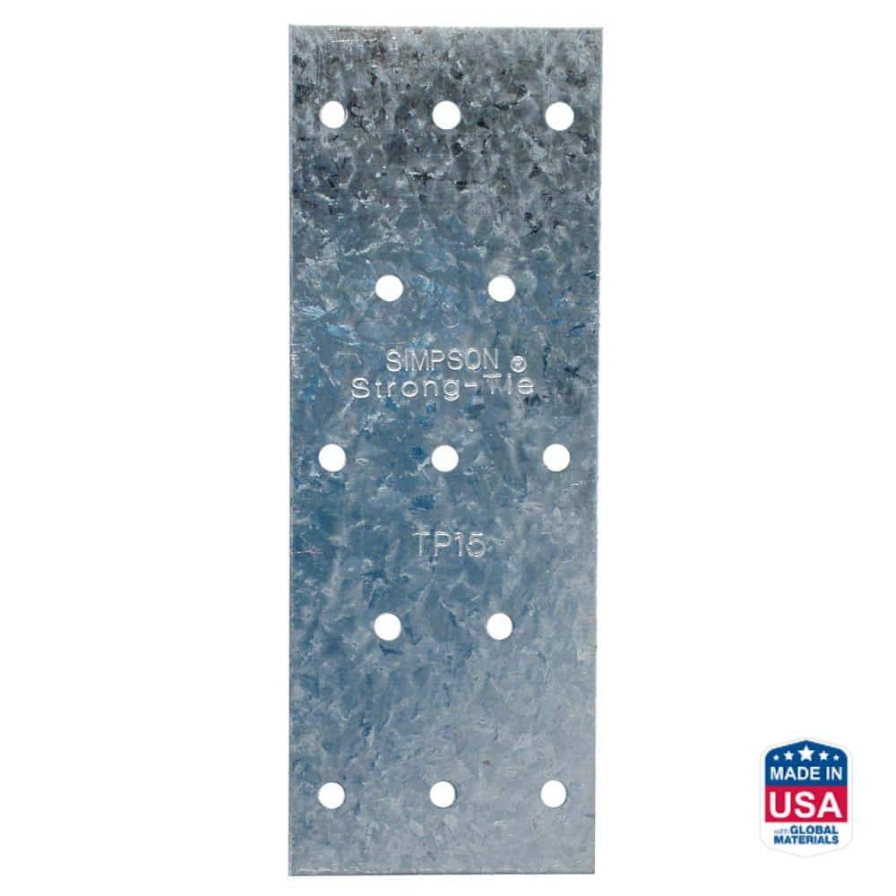 Simpson Strong-Tie Tp 1-13/16 In. X 5 In. 20-Gauge Galvanized Tie Plate