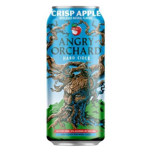 Angry Orchard Crisp Apple Hard Cider, Spiked (4 x 16 fl oz)