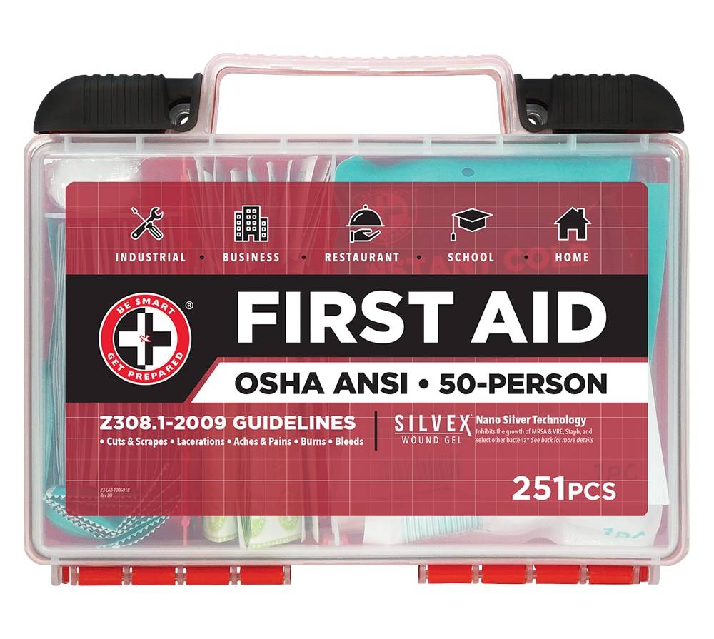 BE SMART GET PREPARED 251 -Piece All-purpose First Aid Kit | 10HDW05018