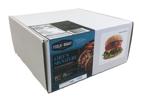 Field Roast Chef's Signature Plant Based Burger Patties (4.88 lbs)