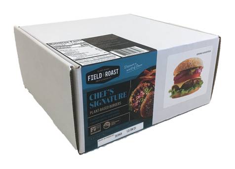 Field Roast Chef's Signature Plant Based Burger Patties (4.88 lbs)
