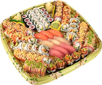 AFC Zenshi Sushi Hybrid Roku Sushi Tray (69.9 oz)