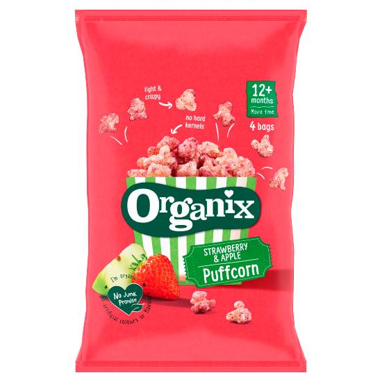 Organix Strawberry & Apple Puffcorn 12+ Months (4 ct)