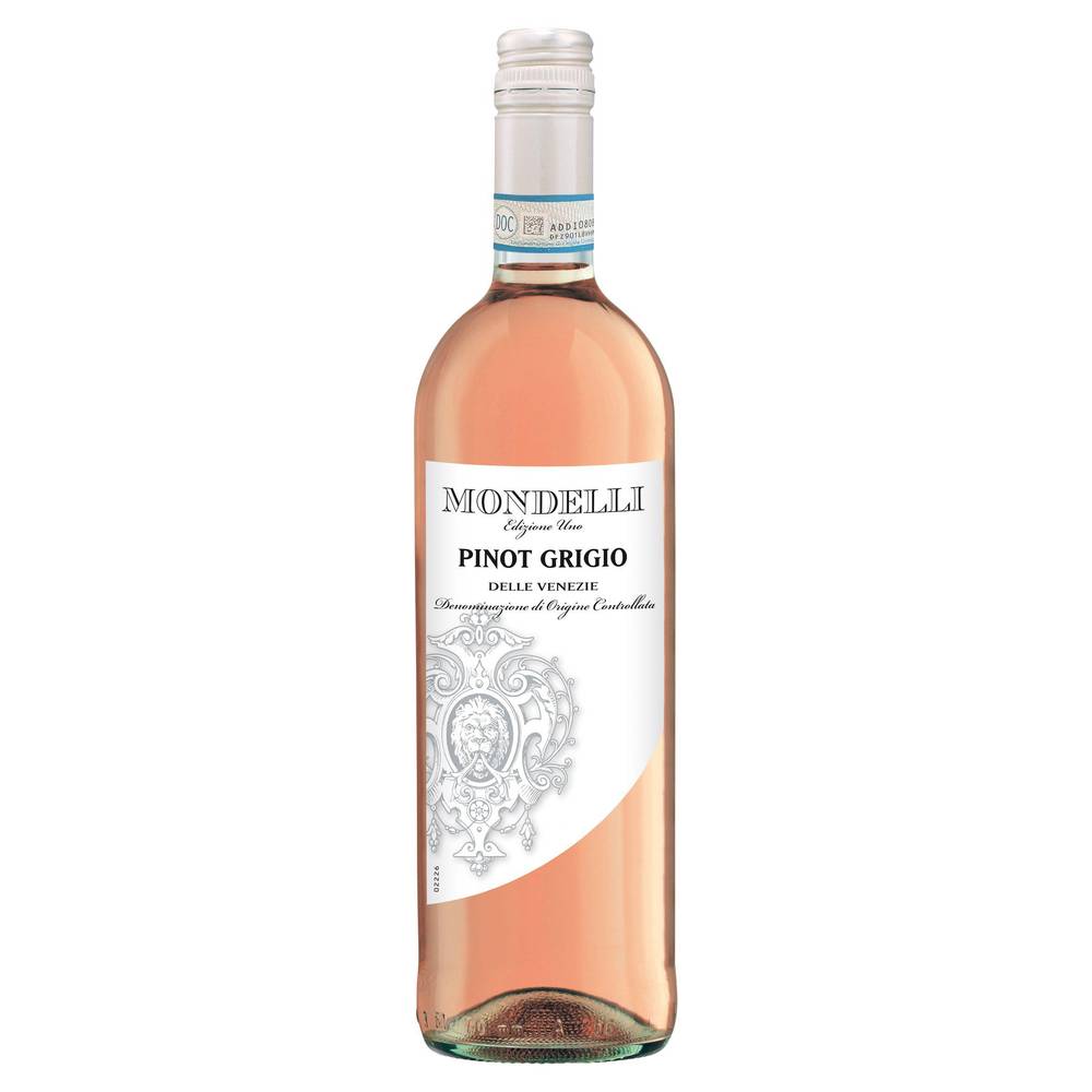 Mondelli Pinot Grigio Blush Rose Wine 75cl