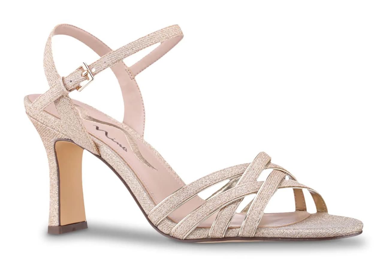 Nina Amina Sandal (Rose Gold Metallic Wide - 6)