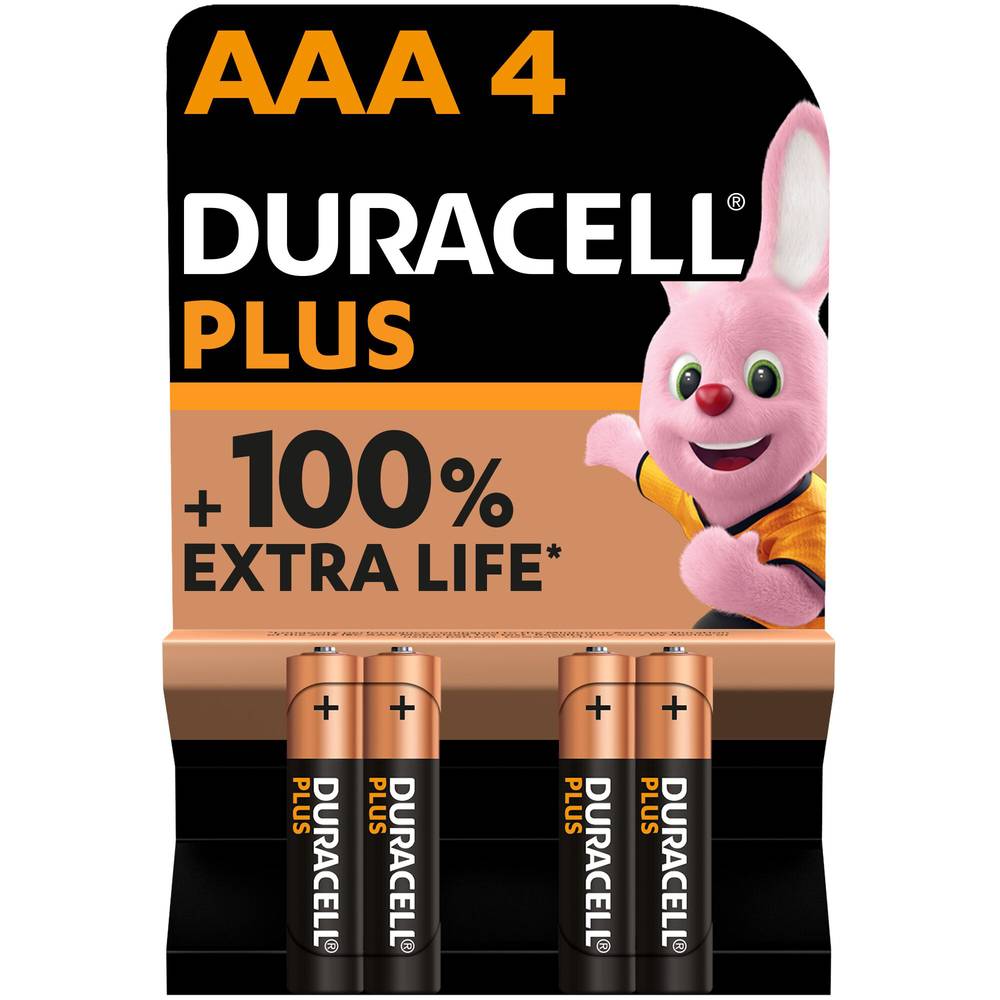 Duracell - Piles alcalines aaa 1.5v (4)
