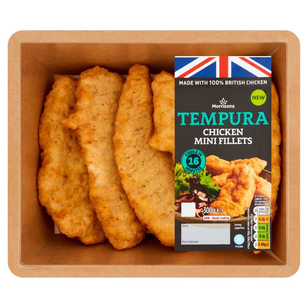 Morrisons Tempura Chicken Mini Fillets (300g)