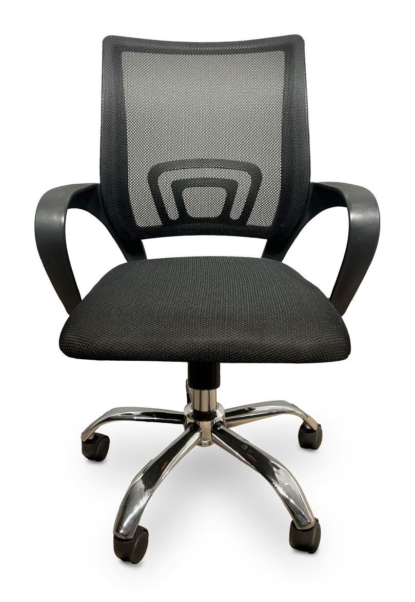 4TUNE · Silla para oficina tipo mesh, negro