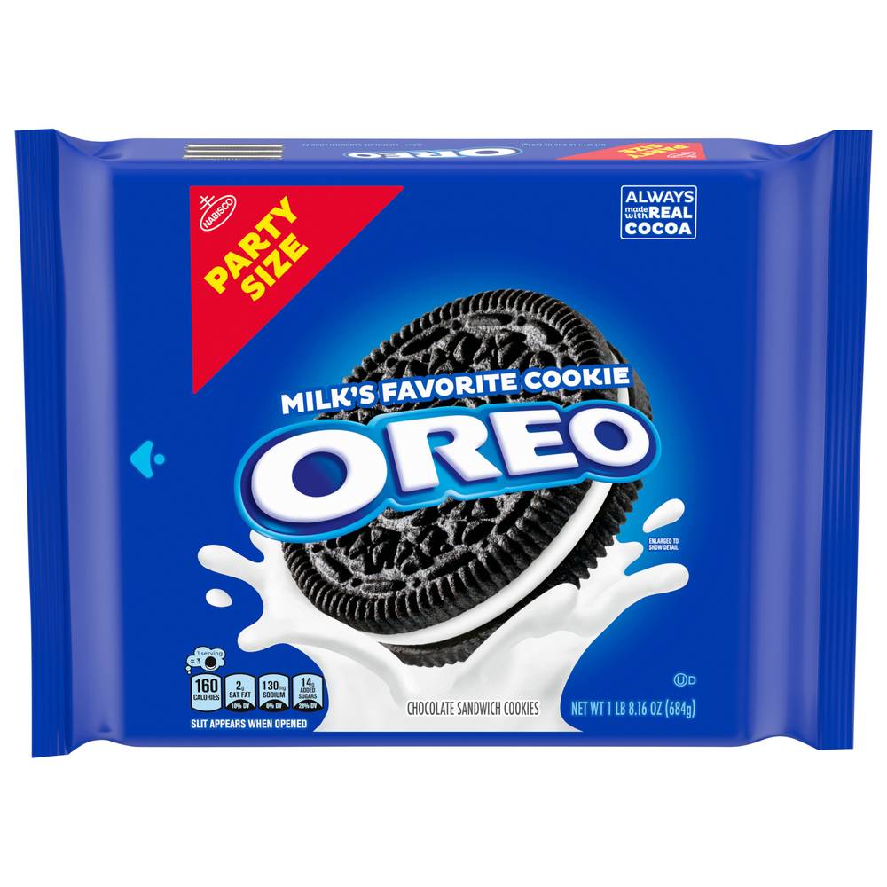 Oreo Milk's Favorite Party Size Chocolate Sandwich Cookies