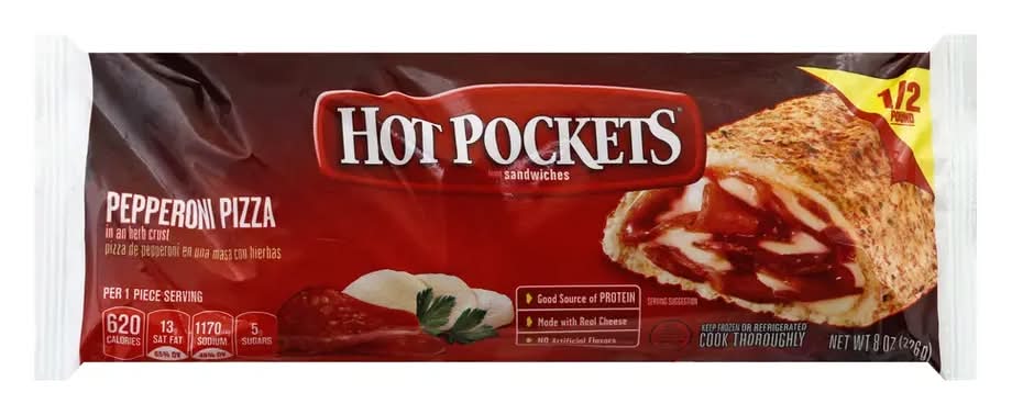 Hot Pockets Pepperoni Pizza Sandwich