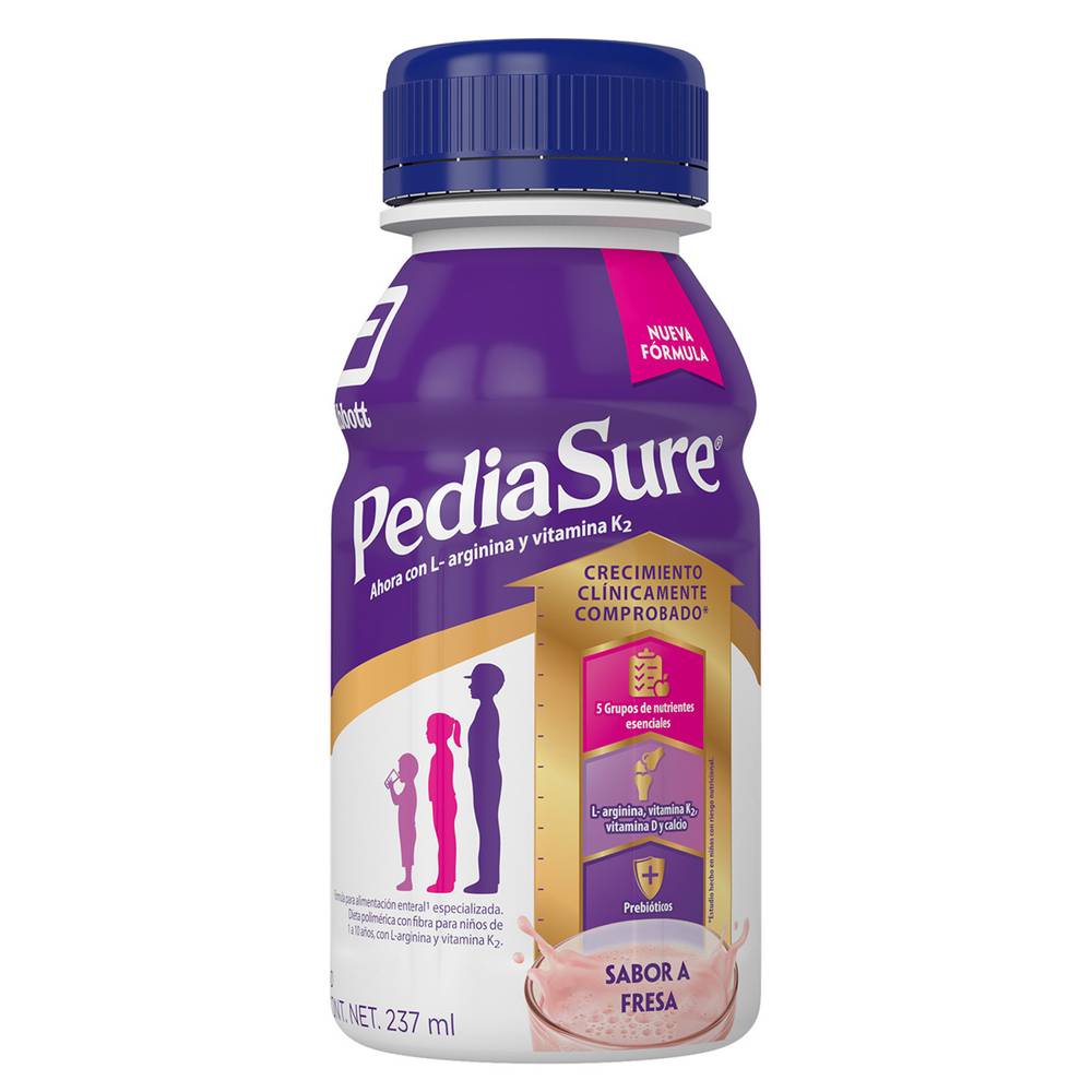 PediaSure · Fórmula para niños sabor fresa (237 ml)