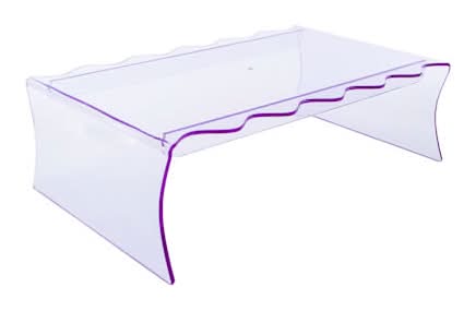 Clear Desktop Riser 14.5in x 9in Purple