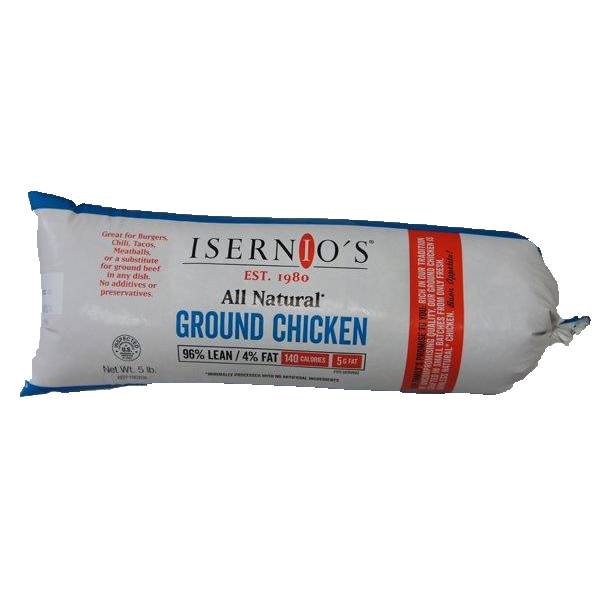 Isernio's All Natural Ground Chicken (5 lbs)