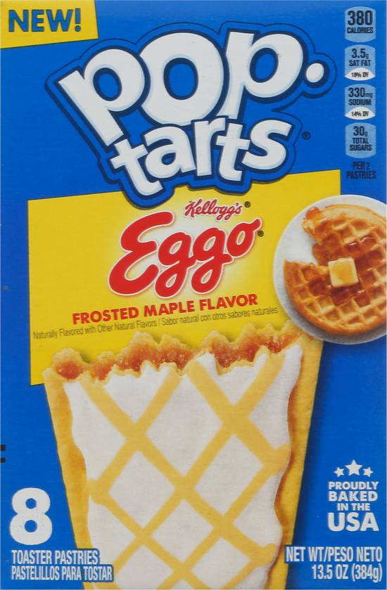 Pop-Tarts Eggo Frosted Maple Flavor Toaster Pastries (8 ct)