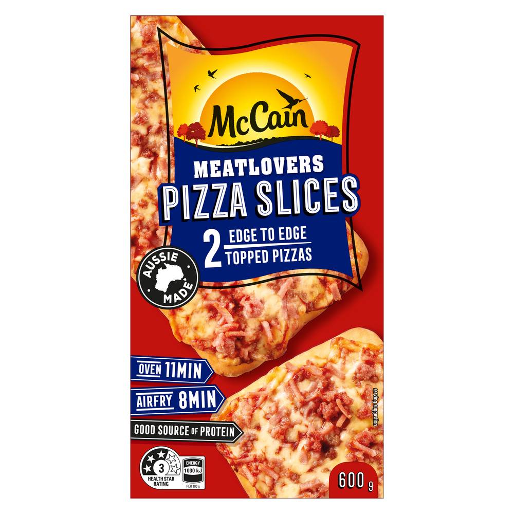 McCain Meatlovers Pizza Slices (600g, 6 pack)