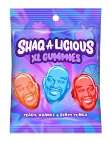 Shaq-A-Licious Original Xl Gummies Candy, Assorted (6.2 oz)