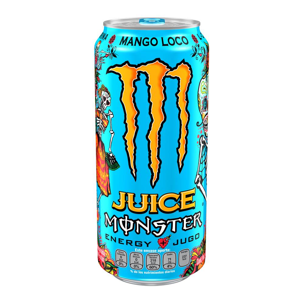 Monster energy bebida energética juice mango loco (lata 473 ml)