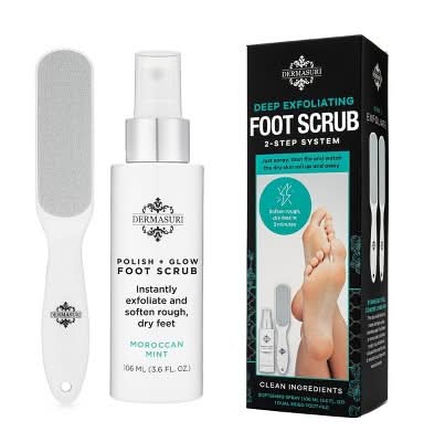 Dermasuri Foot Scrub Set (3.6 fl oz)