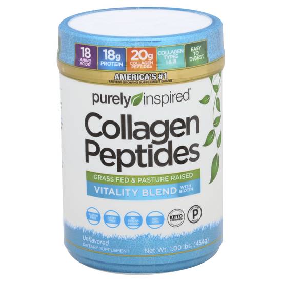 Purely Inspired Collagen Peptides Unflavored Vitality Blend (1 lb)