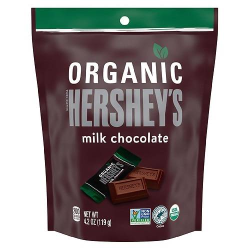 Hershey's Organic Milk Chocolate Miniatures Pouch - 4.2 OZ