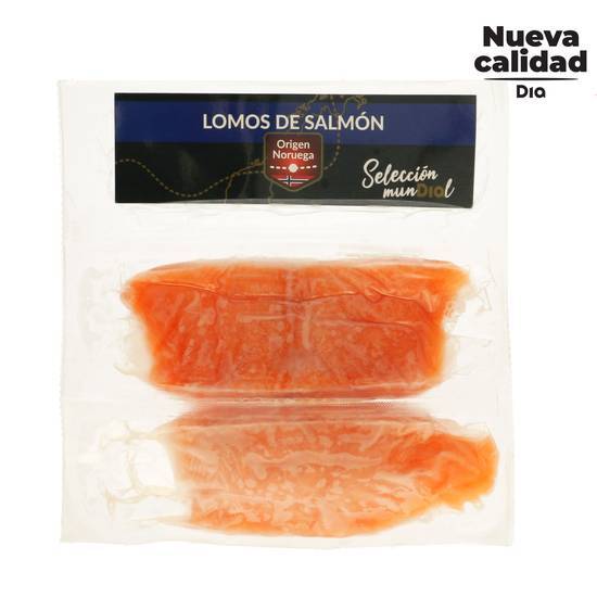 DIA SELECCIÓN MUNDIAL lomos de salmón envase 250 gr