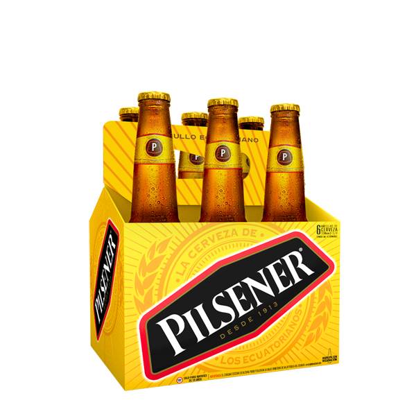 Sixpack Cerveza Pilsener Twist Off 330ml