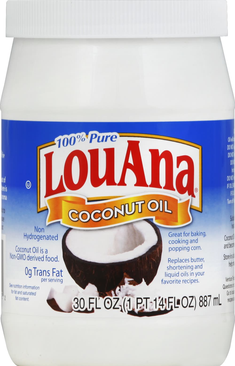 LouAna 100% Pure Coconut Oil (30 fl oz)